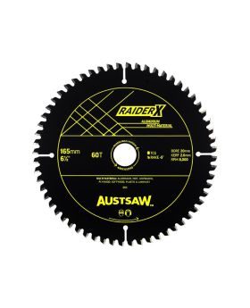 AUSTSAW RaiderX Aluminium Multi Material Blade-165mm x 20 x 60T - ABRX1652060