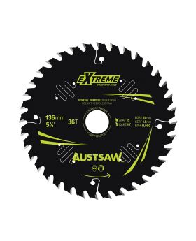 AUSTSAW Extreme Pro Shield TCT Saw Blade-136mm 36T-Fits Panasonic Saws