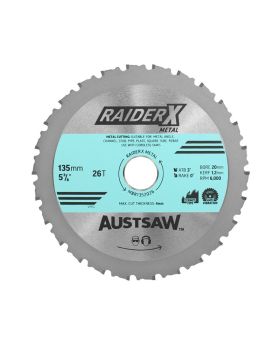 AUST SAW RaiderX Metal Blade 135mm x 20 x 26T