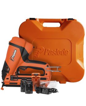 Paslode B20722 Gas 16Ga 32-63mm Impulse Trimaster Angled Bradder Fixing Gun 2x Batt
