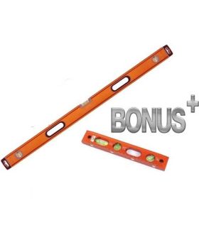 Bahco 4661200-comb 120cm Spirit Level & Torpedo Level Combo Set