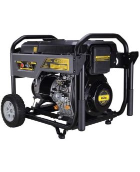 BAR Portable Diesel Powered Industrial Jobsite Ready Generator-10hp 7.5kva 15amp G7500D-LER1
