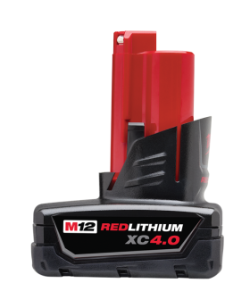 Milwaukee M12B4 12V Li-Ion 4.0Ah RED LITHIUM Battery