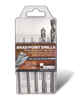 Bordo Premium Wood brad Point Drill Set-5pce - 2666-s1