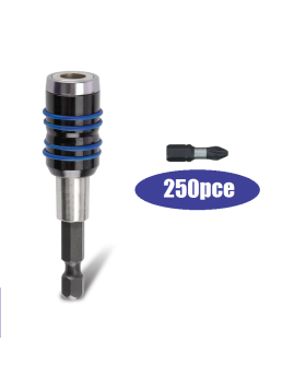 Bordo 5360-MPQR1/4X70 + 48324881 PH2 x 25mm Screwdriver Bit  With Premium Magnetic Holder-251pce Combo Set