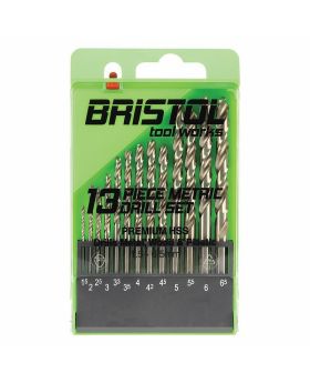 BRISTOL by Alpha HSS Metric Drill Set-13pce - BTW13M