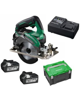 Hitachi C18DBL(HX) 18V 6.0Ah Li-ion Cordless 125mm (5") Brushless Circular Saw Combo Kit 