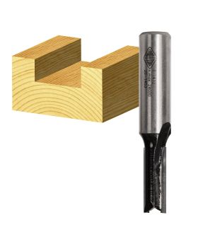 Carbitool 2 Flute Router Bit  Carbide Tipped- STRAIGHT BIT 11.0MM TCT, 2 FLT 1/4 SHK (T 1411 M)