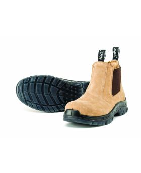 Mack Chippy Pen Slip On Safety Work Boots Honey Suede MKCHIPPYP-HHF