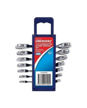 CRESCENT Stubby Metric Combination Spanner Set With Bonus Imperial Set CCWS7SM & CCWS7S