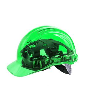 BEAVER Frontier Clear View Protective Hard Hat-Green CV63GR