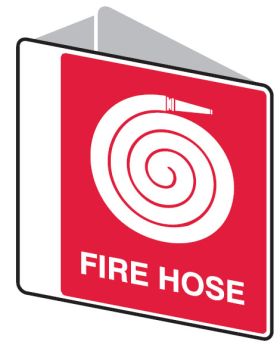 FIRE HOSE SIGN 58EP