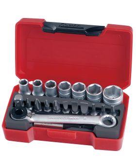 Teng Tools 20 PIECE 1/4" DRIVE SOCKET SET BD