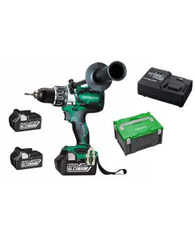 Hitachi DV18DBL2(HL) DV18DBL2 18v Cordless Hammer Drill / Driver Brushless Combo Kit 