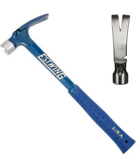 Estwing Vinyl Grip Smooth Face Hammer Blue Ultra Series-15oz - E6-15S