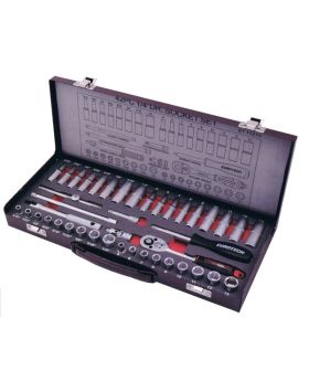 Eurotech Tools ET10210 42Pc 1/4" Drive Standard & Deep AF/Metric Socket Set