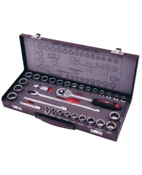 Eurotech Tools ET10500 32Pc 3/8" Drive AF/Metric Socket Set