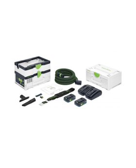 Festool 576942 CTMC SYSI 4.5l M Class 18V Cordless Mobile Dust Extractor 4.0Ah High Power Energy Set