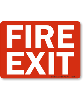 FIRE EXIT SIGN 330ESAV