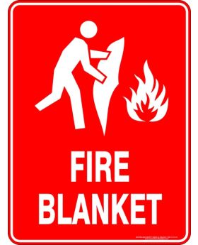 FIRE BLANKET SIGN 523ESAV