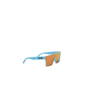 FKN SHDZ X PUMPLIFE SUNGLASSES-LIGHT BLUE / ORANGE RED LENS