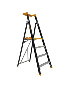 Gorilla FPL004-PRO Platform ladder 4 Step (1.14m) Pro-Lite Fibreglass 150kg Industrial