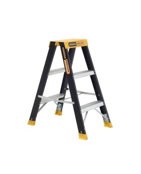 Gorilla PRO-LITE Double Sided 3 Step Fibreglass Ladder FSM003-PRO