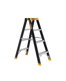 Gorilla PRO-LITE Double Sided 4 Step Fibreglass Ladder FSM004-PRO