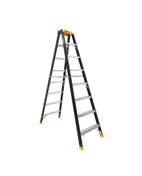 Gorilla PRO-LITE Double Sided 8 Step Fibreglass Ladder FSM008-PRO