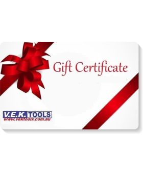 VEK TOOLS E-Voucher Gift Voucher Certificate