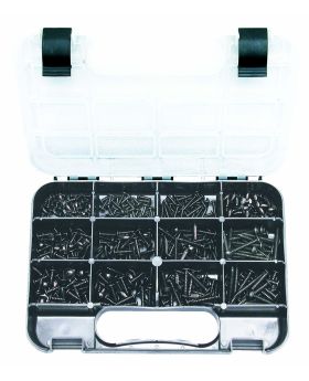 GJ Works Grab Kit 370 Piece Self-Tapping Mushroom Head Phillips Screws GKA370