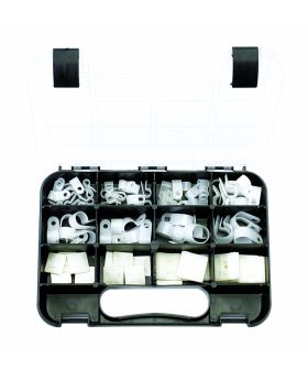 GJ Works Grab Kit 80 Piece Nylon Cable Clamps GKA80