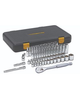 GEARWRENCH 56 PC. 3/8" DRIVE 6 POINT 120XP STANDARD & DEEP SAE/METRIC MECHANICS TOOL SET 80550P