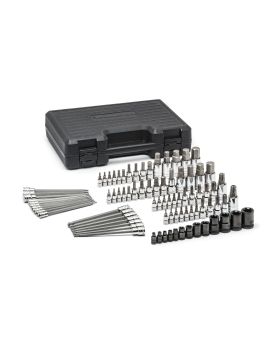 GEARWRENCH 84 PC. 1/4", 3/8" & 1/2" DRIVE HEX/BALL END HEX/TAMPER PROOF TORXÂ®/EXTERNAL TORXÂ®/TORXÂ® SAE/METRIC BIT SET 80742