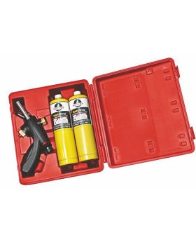 HOT DEVIL Map Gas Blow Torch Twin Pack Combo Kit In Case HD89BK