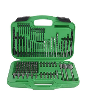 HITACHI Screwdriver,Spade,Nutsetter & Bit Set-120pce