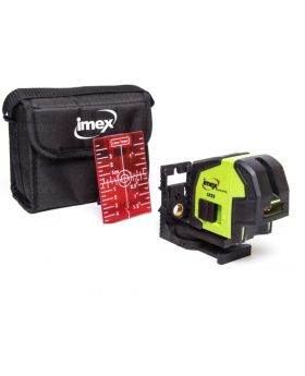 IMEX Red Beam Cross Line & Plumb Dot Laser Level LX22