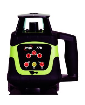 IMEX 77R Red Beam Rotating Construction Laser Level Kit