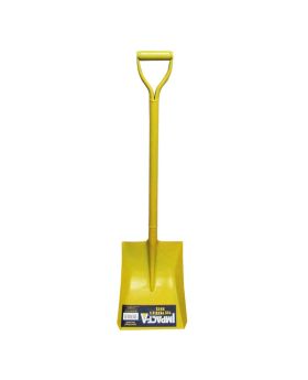 IMPACTA Heavy Duty Steel D Handle Square Mouth Construction Shovel