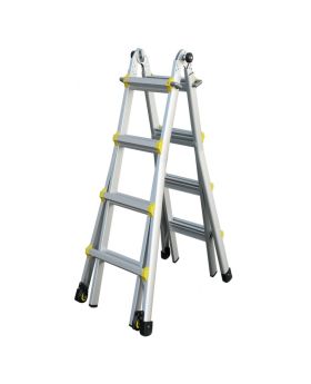 INDALEX Aluminium Telescopic Ladder - Pro Series - 1m-3m