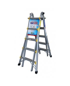 INDALEX Aluminium Telescopic Ladder - Pro Series - 1.6m-5.4m