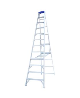 INDALEX Aluminium Single Sided Step Ladder - Pro Series - 3.7m 150kg Rated