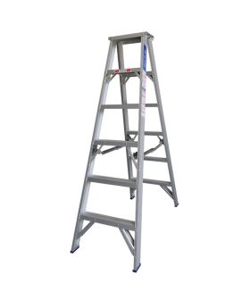 INDALEX Aluminium Double Sided Step Ladder - Pro Series - 1.5m 180kg Rated