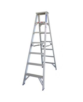 INDALEX Aluminium Double Sided Step Ladder - Pro Series - 2.1m 180kg Rated