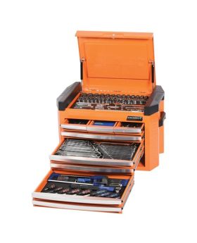 Kincrome k1509O CONTOUR Tool Chest Kit 207 Piece 1/4, 3/8 & 1/2" Square Drive