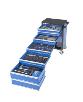 KINCROME Professional 232pce Evolution Workshop Tool Kit With EVA Tray Inserts In Roller Cabinet-K1630