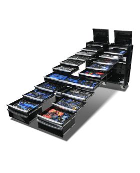 KINCROME  Contour V2 Workshop Tool Kit 1141 Piece 22 Drawer 60" Black