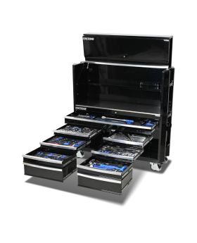 KINCROME  Contour V2 Trolley Tool Kit 455 Piece 12 Drawer 60" Black