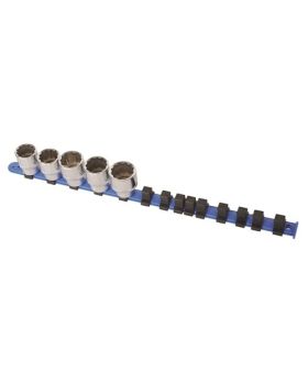 Kincrome K2075 Socket Rail, 14 Clip - 1/2" Drive