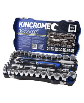 Kincrome k27022 LOK-ON SOCKET SET 41 PIECE 1/2" SQUARE DRIVE